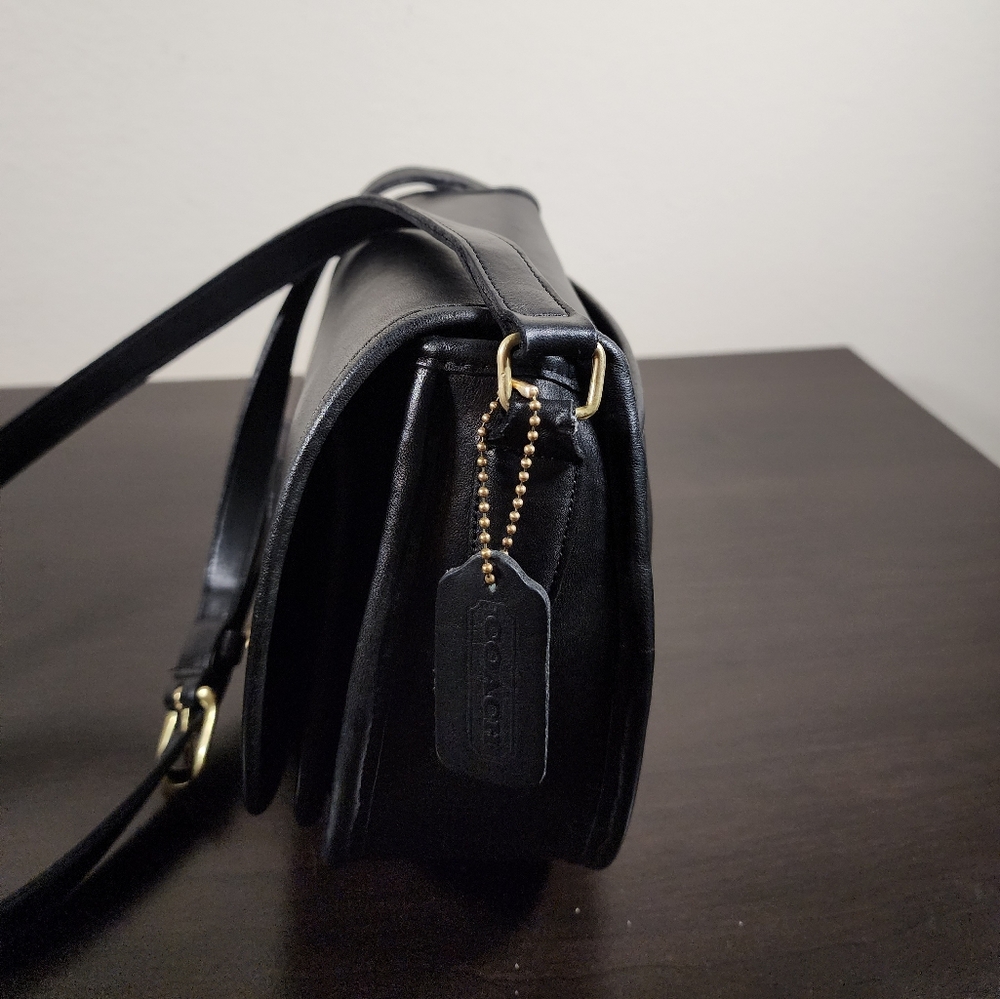 SOLD Vintage Coach Saddle Bag #9851 - Picture 9 of 14